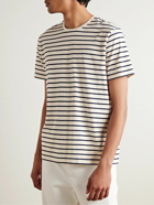 Nili Lotan - Pierre Striped Cotton-Jersey T-Shirt - White