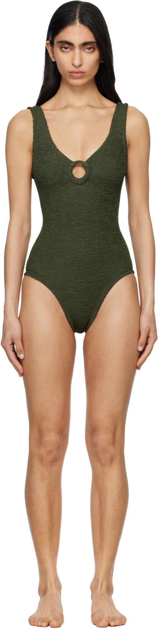 Hunza G Khaki Celine Swimsuit
