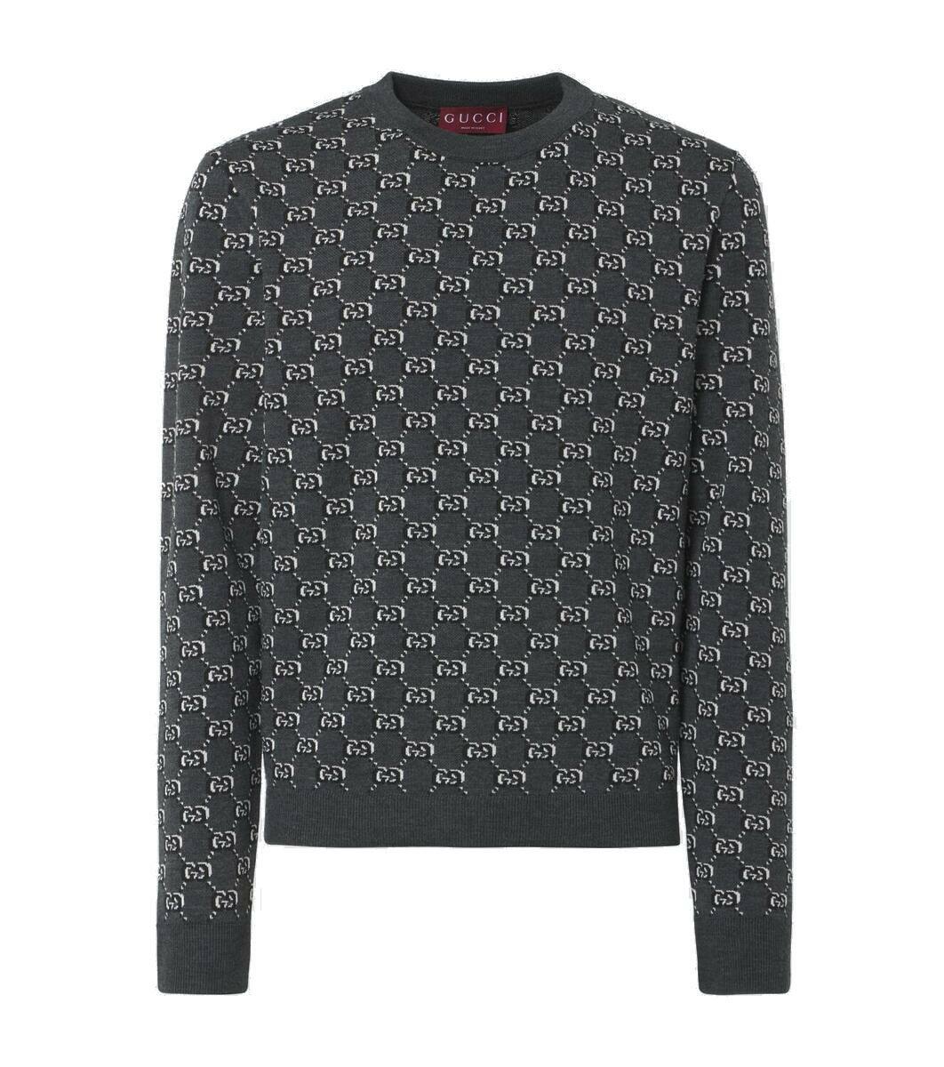 Gucci black sweater hotsell