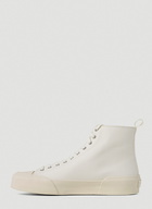 Jil Sander - High Top Sneakers in Beige