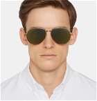 Bottega Veneta - Aviator-Style Tortoiseshell Acetate and Silver-Tone Sunglasses - Men - Brown