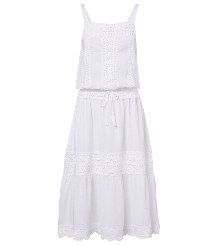 Photo: Anna Kosturova Manor crochet cotton midi dress