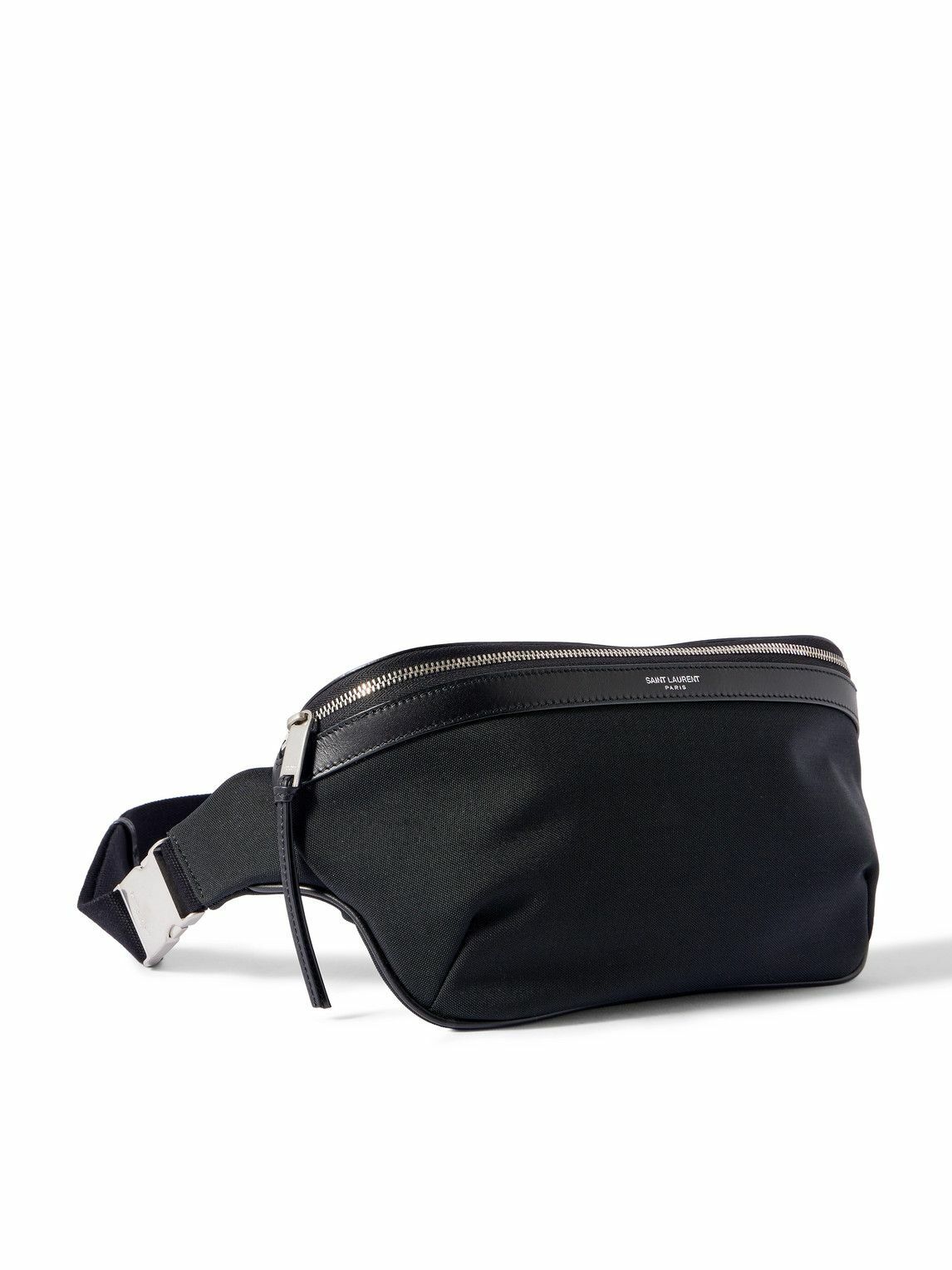 小物 SAINT LAURENT MOTORCYCLE BELT MOTORCYCLE belt in leather in Black | Saint Laurent | YSL EN-FI