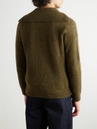 Barena - Alpaca-Blend Half-Zip Sweater - Green