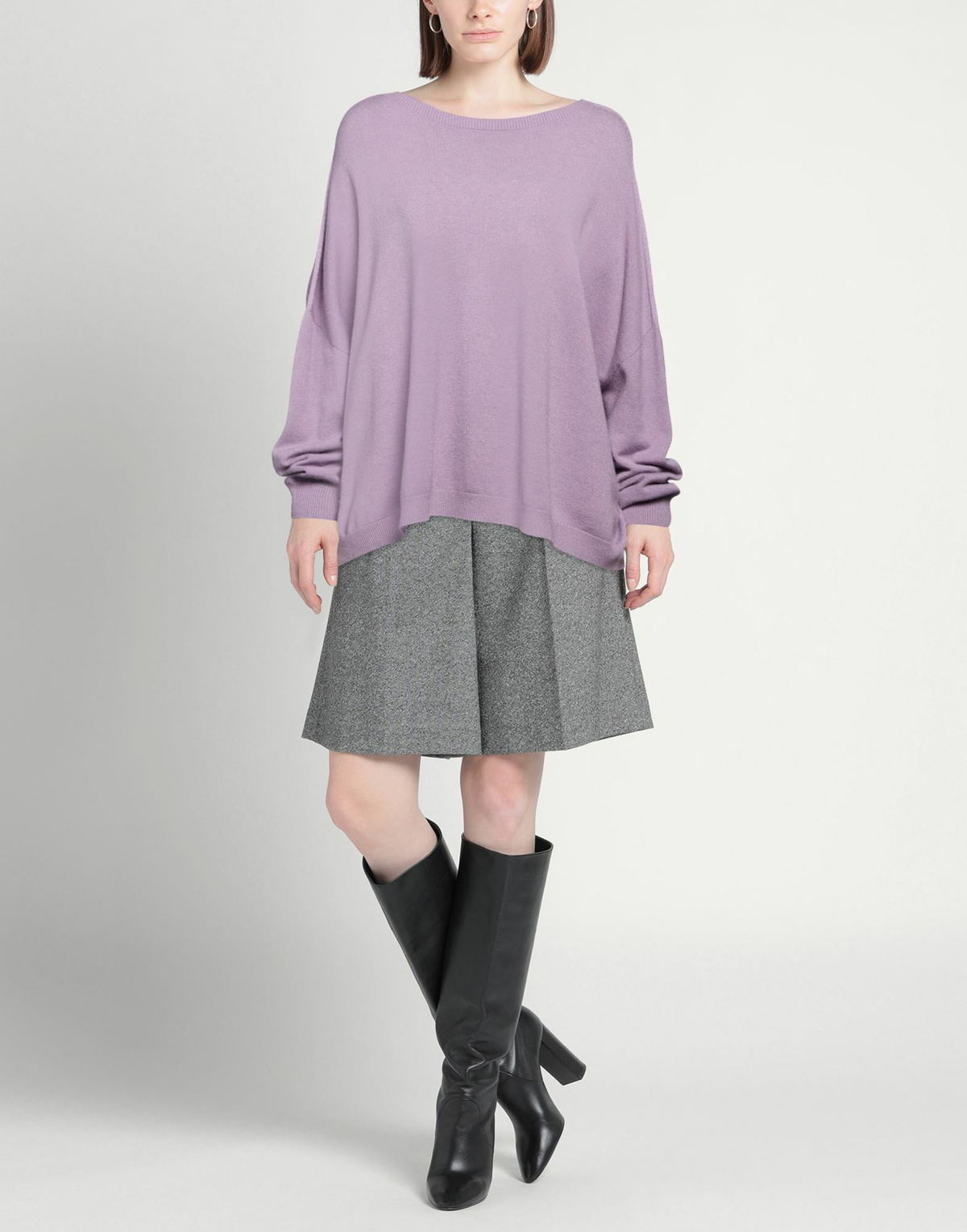 Manila Grace Womens Sweater Lilac