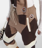 Chloé Colorblocked cotton sweatpants