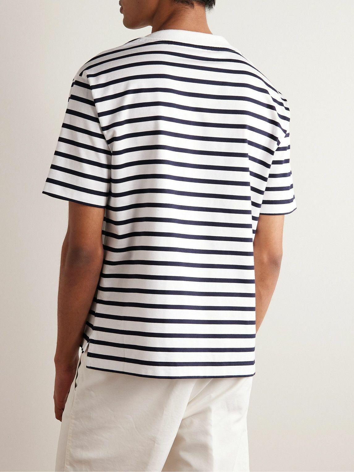 Loro Piana☆シャツ エルメスtシャツ2点！ LORO PIANA Tremezzo Sea Island Cotton-Jersey T-Shirt for Men | MR