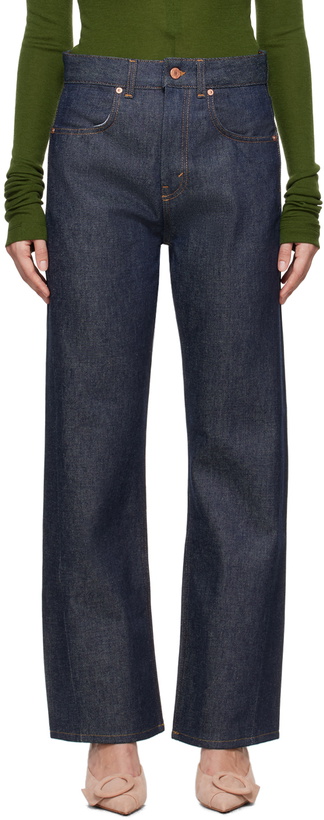 Photo: BITE Navy Curved Jeans