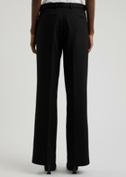 Paris Georgia Basil Straight-leg Twill Trousers Black