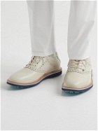 G/FORE - Saddle Gallivanter Pebble-Grain Leather Golf Shoes - Neutrals