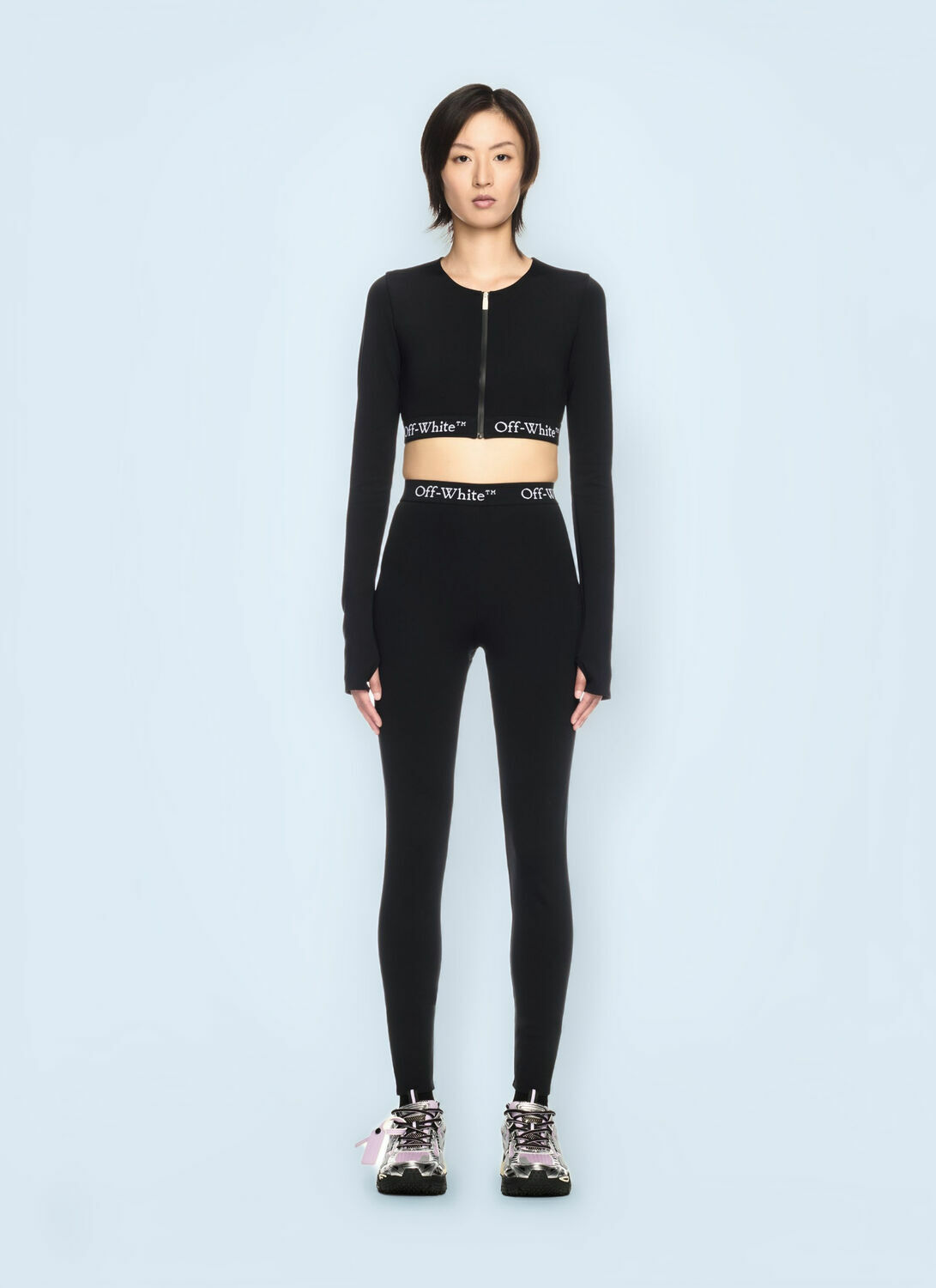 OFF WHITE Logo Band Leggings