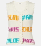 Chloé Crocheted cotton top