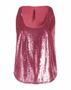 Manila Grace Womens Top in Magenta