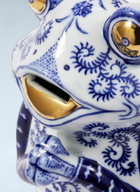 POLSPOTTEN Porcelain Frog Figurine