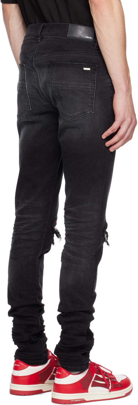 AMIRI Black MX1 Ultra Suede Jeans Amiri