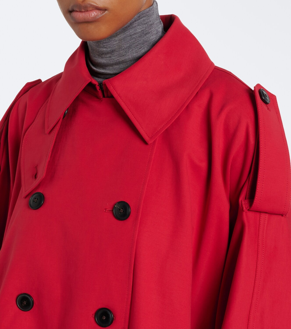 Róhe Cotton-blend trench coat