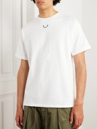 READYMADE - Embroidered Printed Cotton-Jersey T-Shirt - White