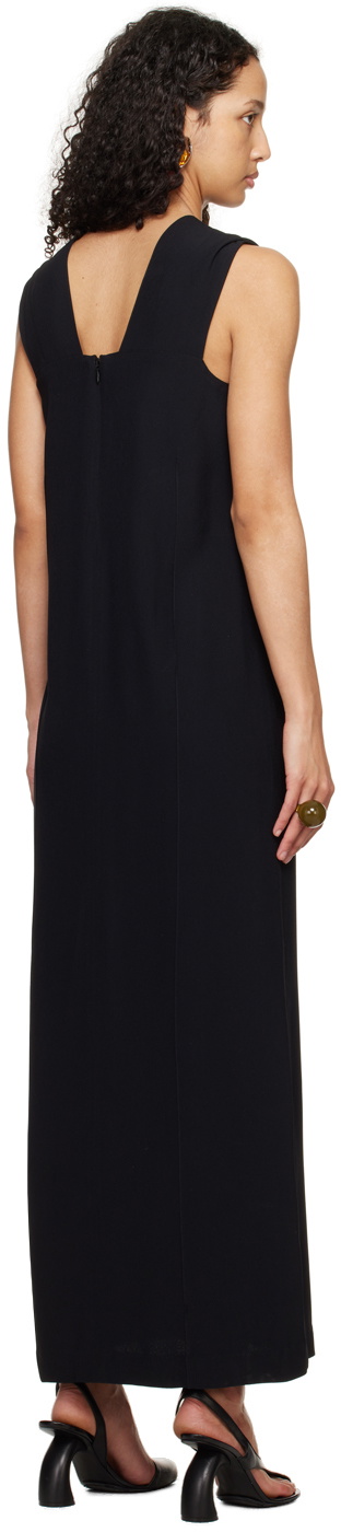 BITE Black Wide Strap Maxi Dress