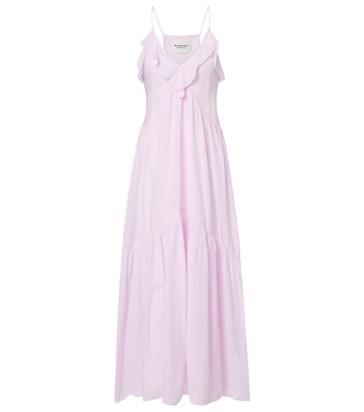 Photo: Marant Etoile Vasma ruffled cotton-blend maxi dress