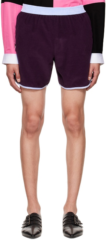 Photo: Sébline Purple Running Boxer Shorts