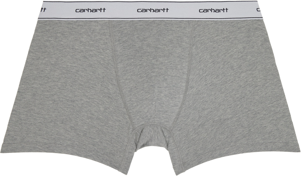 Carhartt Work In Progress Two-Pack Gray Cotton Boxers