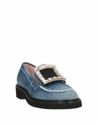 Roger Vivier Womens Loafers in Blue