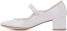 Repetto Off-White Fabienne Mary Jane Heels