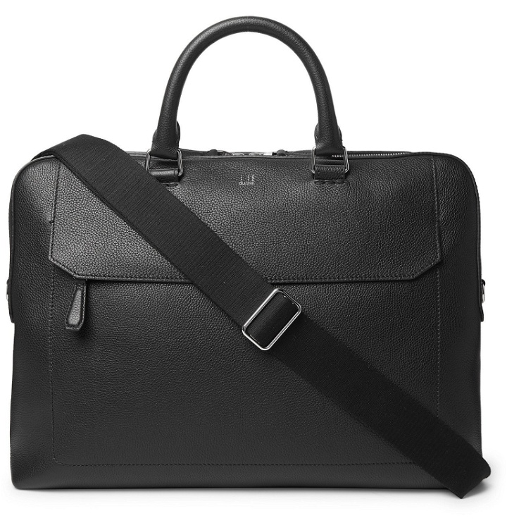 Photo: Dunhill - Belgrave Full-Grain Leather Briefcase - Black