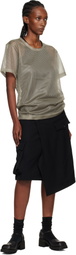 Comme des Garçons Homme Plus Gray Mesh T-shirt