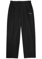 Mki Miyuki Zoku Logo Embroidered Straight-leg Woven Trousers Black