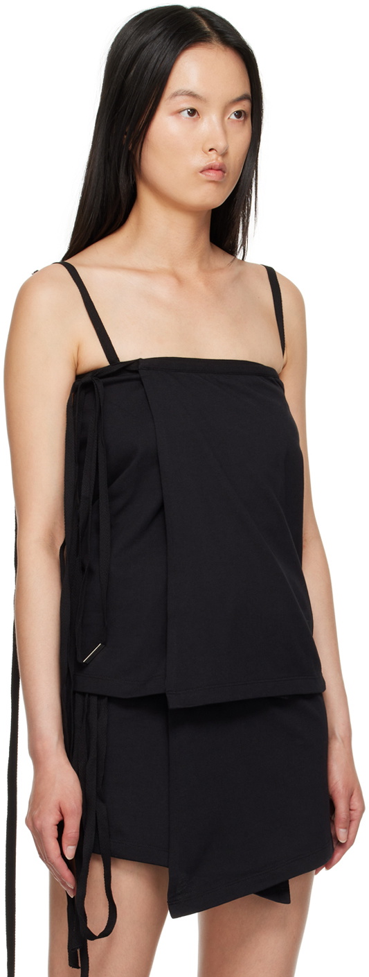 Ann Demeulemeester Black Suzy Tank Top