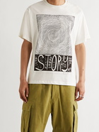 Story Mfg. - Grateful Printed Organic Cotton-Jersey T-Shirt - Neutrals