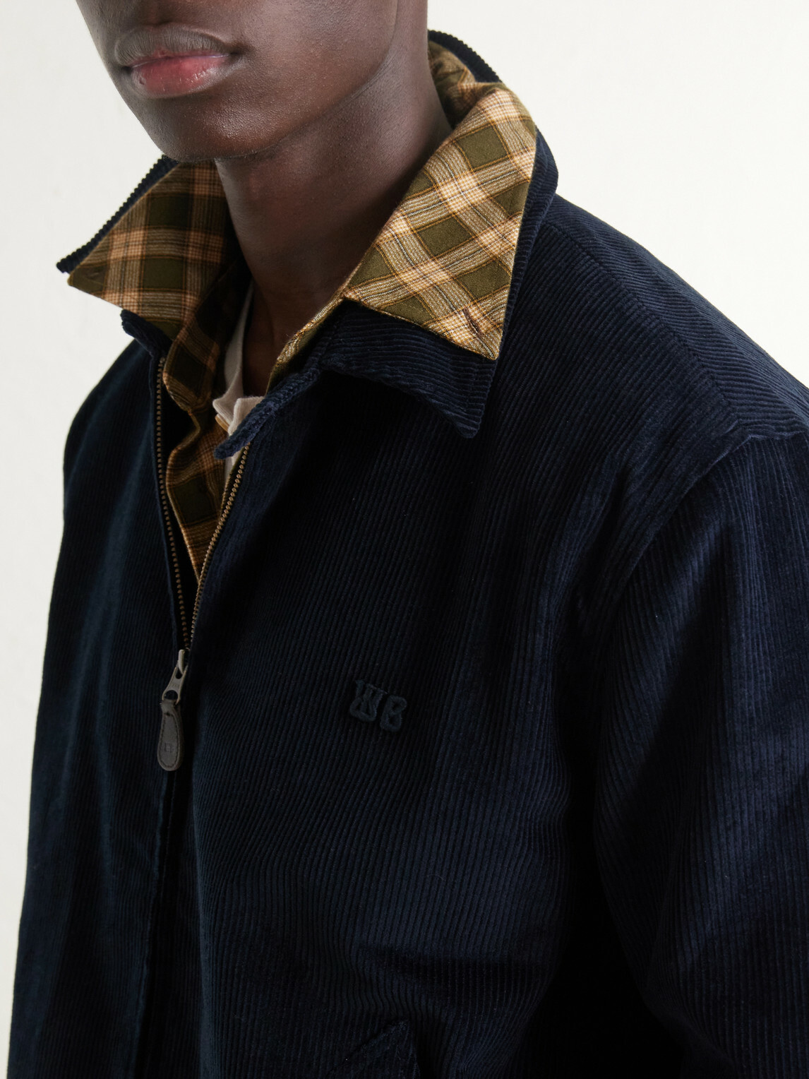 Wales Bonner - Drew Cotton-Corduroy Blouson Jacket - Blue