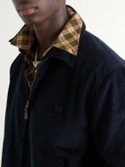 Wales Bonner - Drew Cotton-Corduroy Blouson Jacket - Blue