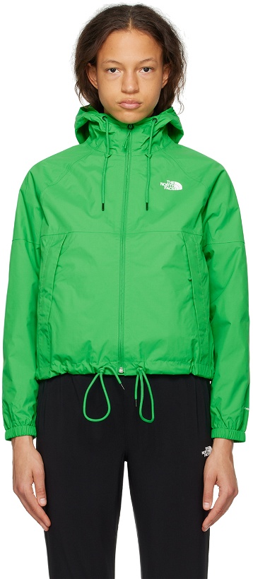Photo: The North Face Green Antora Rain Jacket