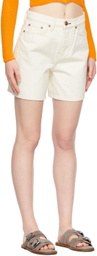 rag & bone Off-White Maya Shorts