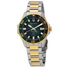 Bulova Marine Star Automatic Green Dial Mens Watch 98B467
