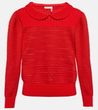 See By Chloe - Pointelle cotton knit top