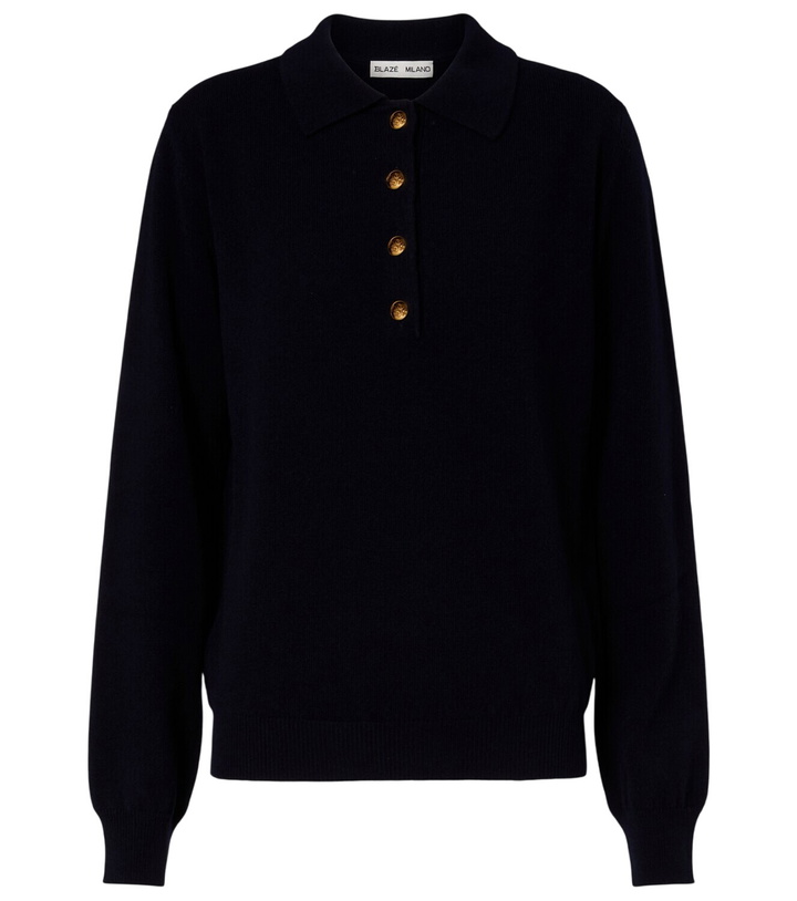 Photo: Blazé Milano Highland wool and cashmere polo sweater