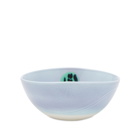 Frizbee Ceramics Small Bowl in Blue Alien