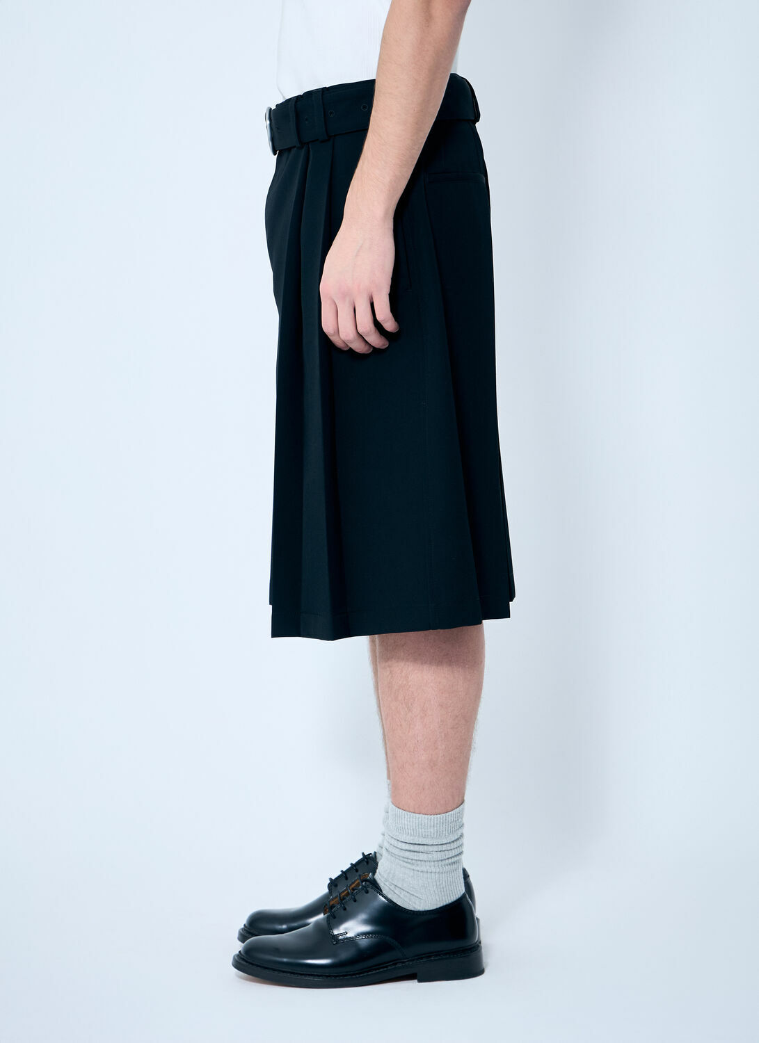 Jil Sander Belted Pleated Shorts