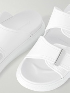 McQueen - Exagerrated-Sole Rubber Slides - Neutrals