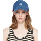 ANINE BING Blue Jeremy Baseball Cap