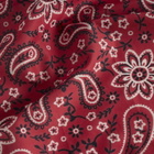 Drake's Men's Classic Paisley Bandana in Red 