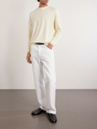 Loro Piana - Slim-Fit Baby Cashmere Sweater - Yellow