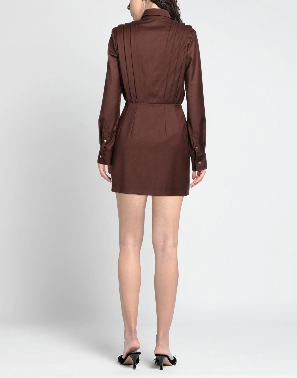 Jijil Womens Mini dress Chocolate in Brown