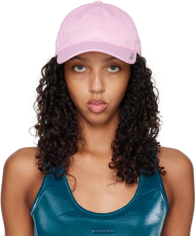 Photo: Mugler Pink 'Mugler' Cap