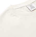 Vetements - Printed Cotton-Jersey T-Shirt - Men - Cream