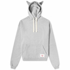 Charles Jeffrey Women's Label Ears Hoodie in Grey