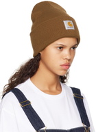 Carhartt Work In Progress Brown Watch Beanie